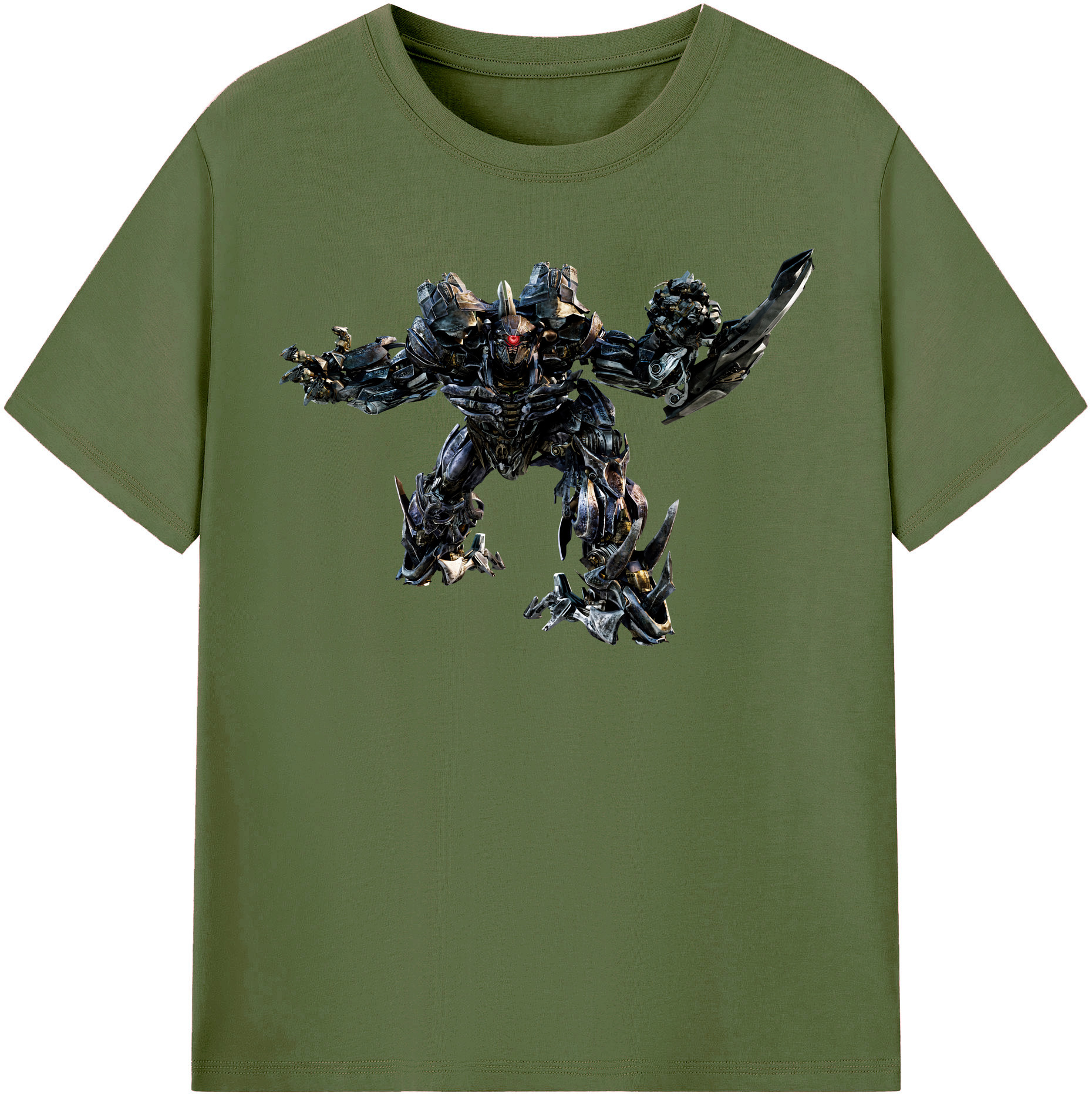 （画像用） Transformers トランスフォーマー 綿100％半袖Tシャツ（フロントプリント）